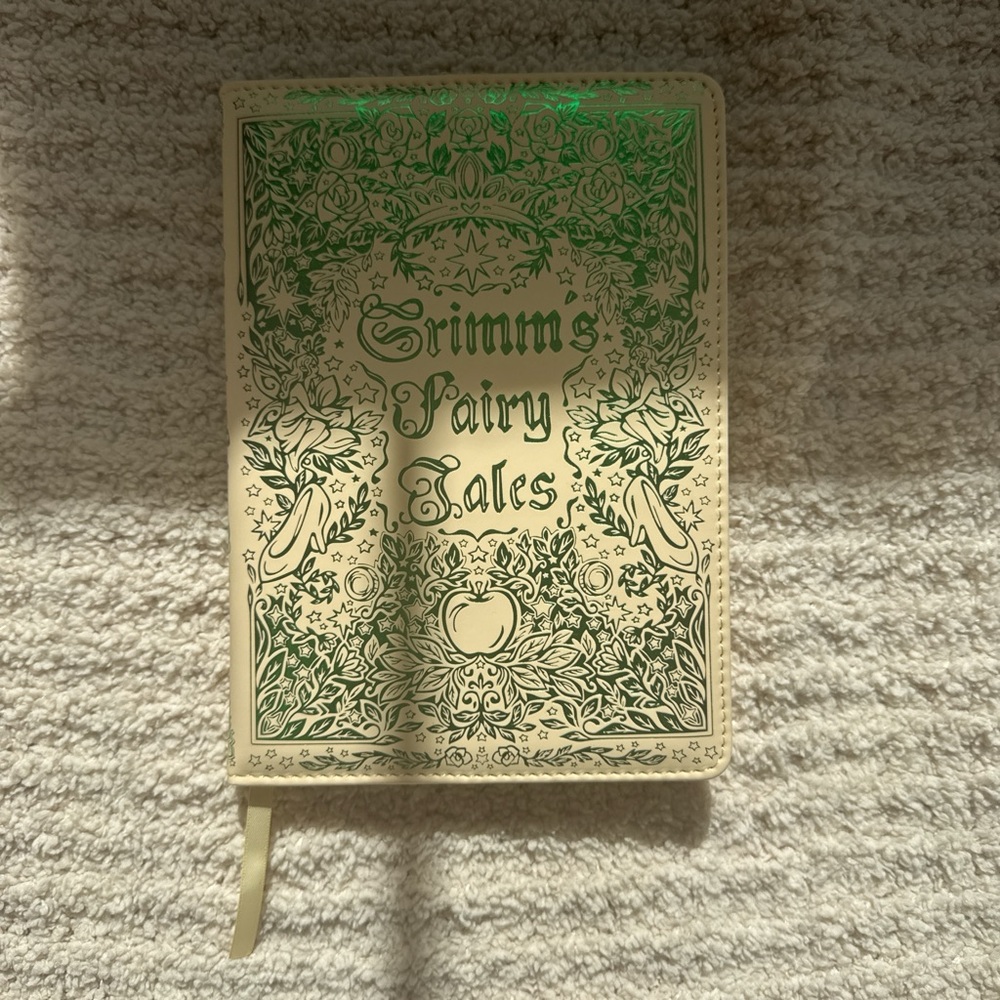 Grimm's Fairy Tales Green and Cream Journal